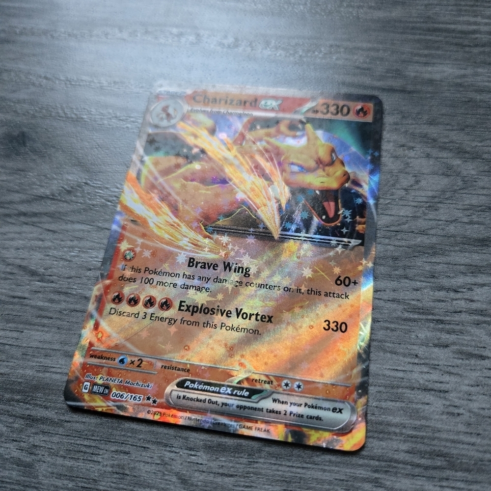 Charizard ex #6 Pokemon Scarlet & Violet 151 Holo Card - Picture 2 of 3